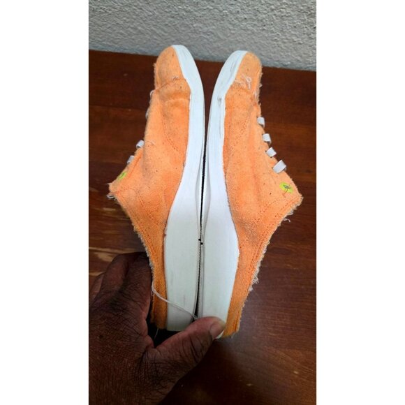 Vionic Breeze Beach Orange Canvas Slip-On Sneakers - Women Size 9.5 - Picture 6 of 9